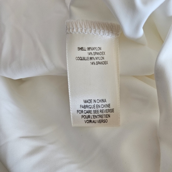 New Torn by Ronny Kobo Selena Strapless Cutout Rosette Bodycon Ivory Midi Dress - Picture 14 of 15